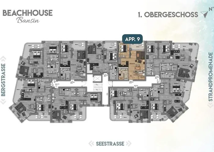 Beachhouse Bansin App 09 *